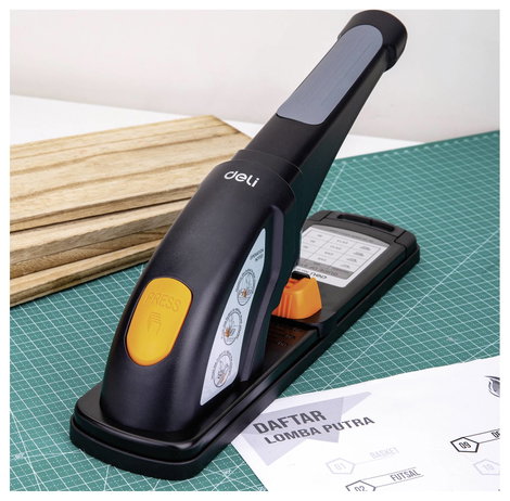 DELI D393290 Tömbfűző készülék Fekete 1 db 8. kép