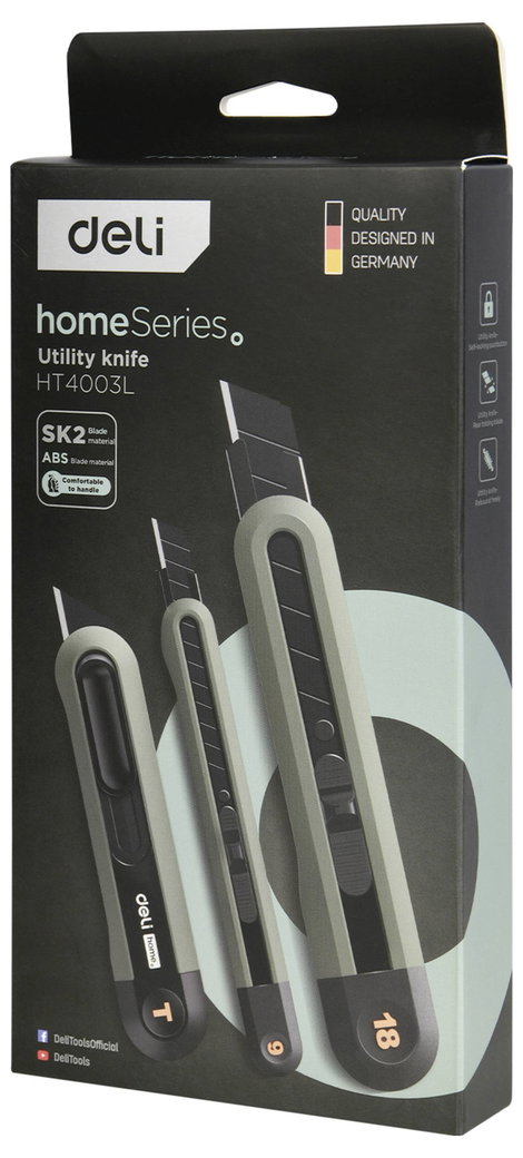 DELI D780757 Deli EHT4003L vágókészlet, 3 darabos 1 db 2. kép