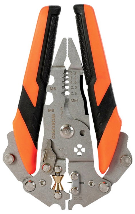 WorkPro WP25103 Elektronika- és finommechanika Villanyszerelő fogó 210 mm 3. kép