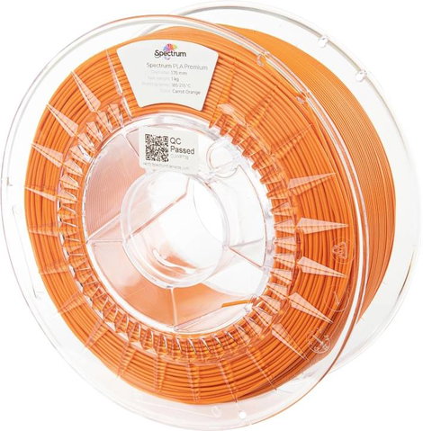 Spectrum Filaments 80040 PLA Premium 3D nyomtatószál PLA műanyag 1.75 mm 1000 g carrot orange, Naran