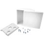 Camdenboss CB1500-10SWH-KIT Univerzális műszerdobozok 100 x 53.2 x 100 ABS műanyag Fehér 1 db 2. bélyegkép