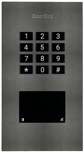DoorBird 423872240 Kódzár RFID-vel Süllyeszett IP65 Megvilágított billentyűzettel