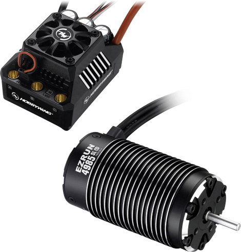 Hobbywing Ezrun MAX6 Combo SL 4985 1650kV 38010801 Modellautó brushless meghajtó készlet