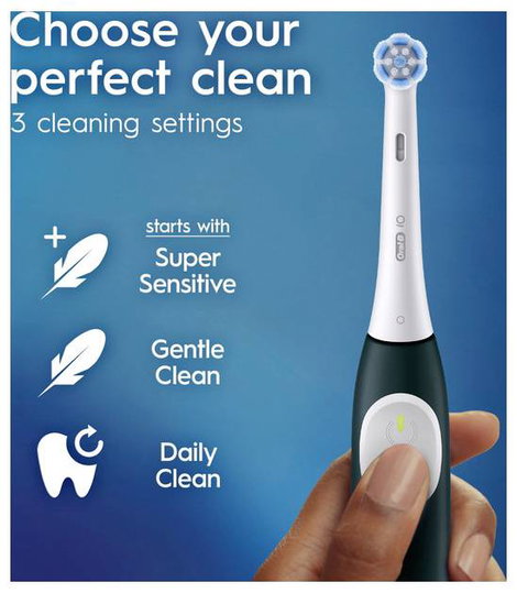 Oral-B Braun Oral-B iO Series 2 mit Reiseetui F 615204 Elektromos fogkefe Zöld 6. kép