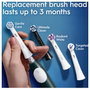 Oral-B Braun Oral-B iO Series 2 mit Reiseetui F 615204 Elektromos fogkefe Zöld 9. bélyegkép