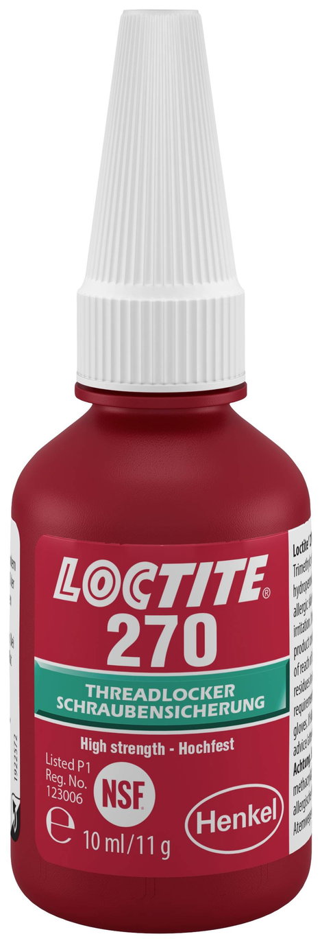 LOCTITE® 270 BO10ML EN/DE 1918245 Csavarbiztosító Szilárdság: Magas 10 ml