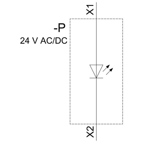 Siemens 3SU1401-1BB60-3AA0 LED modul Fehér 24 V DC/AC 1 db 2. kép