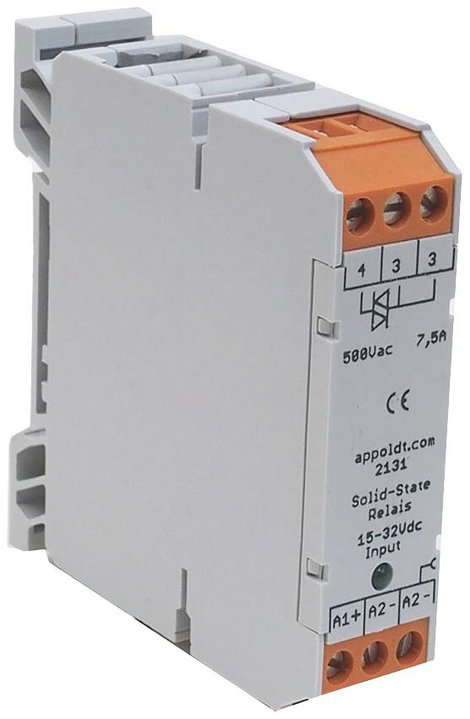 Appoldt OK17-7A Félvezető relé Névleges feszültség: 30 V/DC Max. kapcsolási áram: 7 A 1 db