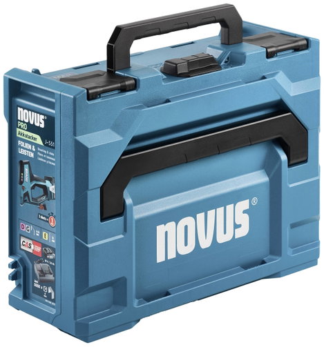 Novus Tools J-551 031-0366 Akkus tűzőgép Kapocs típus 53F típus Kapocs hosszúság 6 - 14 mm akkuval, 14. kép