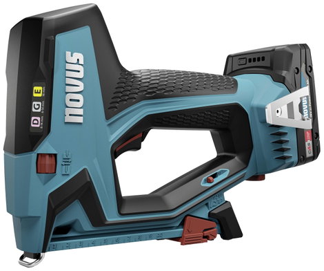Novus Tools J-551 031-0366 Akkus tűzőgép Kapocs típus 53F típus Kapocs hosszúság 6 - 14 mm akkuval, 2. kép