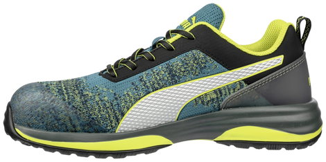 PUMA Charge Green Low 644520642000045 ESD Biztonsági félcipő S1P Cipőméret (EU): 45 Szürke, Zöld, Sá 3. kép