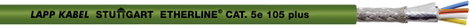 LAPP 2170636/300 Hálózati kábel CAT 5e SF/UTP 2 x 2 x 0.33 mm² + 2 x 2 x 0.34 mm² Zöld 300 m