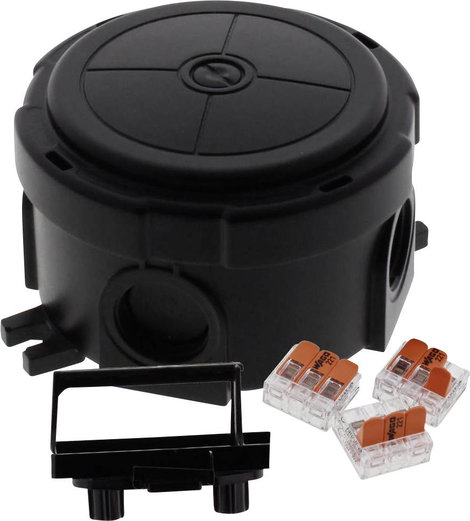Wiska 10110636 Leágaztató doboz (H x Sz x Ma) 100 x 89 x 57 mm Fekete IP66/IP67 5 db