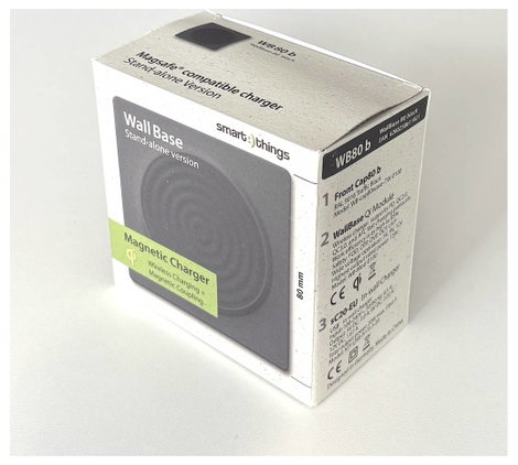 Smart Things indukciós akkutöltő 15 W smart things WallBase 80 Magnetic Wirele WB80 b Kimenetek Stan 3. kép