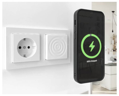 Smart Things indukciós akkutöltő 15 W smart things WallBase 55 Magnetic Wirele WB55 w Kimenetek Stan 2. kép