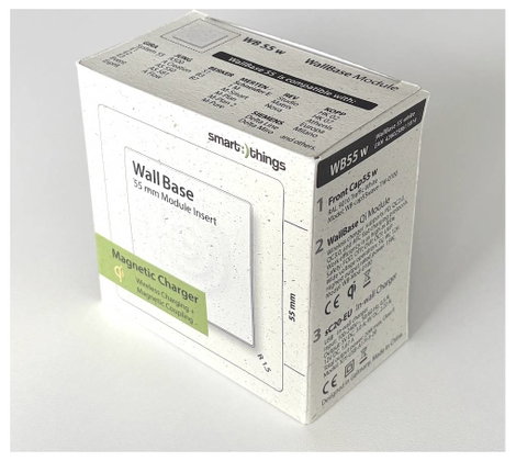 Smart Things indukciós akkutöltő 15 W smart things WallBase 55 Magnetic Wirele WB55 w Kimenetek Stan 6. kép