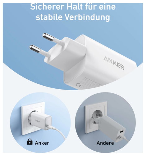 Anker ANKER Nano Charger 100W Kabel 1C white Töltőadapter 100 W 1x USB-C® Power Delivery Fehér Belté 3. kép