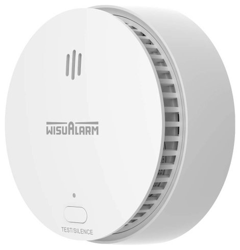 Wisualarm DHI-HY-SA30A Füstjelző 10 éves elemélettartammal Elemekről üzemeltetett (Ø x Ma) 98 mm x 4 2. kép