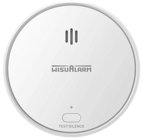 Wisualarm DHI-HY-SA30A Füstjelző 10 éves elemélettartammal Elemekről üzemeltetett (Ø x Ma) 98 mm x 4 3. kép