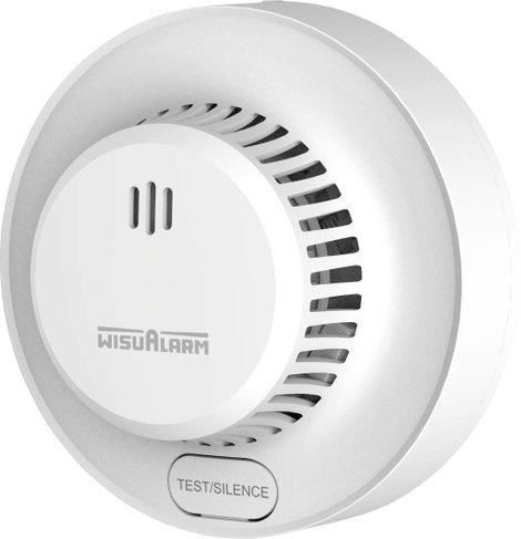 Wisualarm DHI-HY-SA13A Füstjelző 10 éves elemélettartammal Elemekről üzemeltetett (Ø x Ma) 98 mm x 3