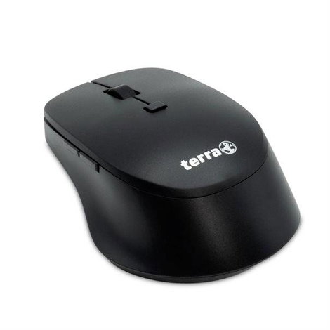 Terra Mouse 4000 Wireless WLAN egér Rádiójel vezérlésű, Vezeték nélküli Fekete 6 Gombok 2400 dpi