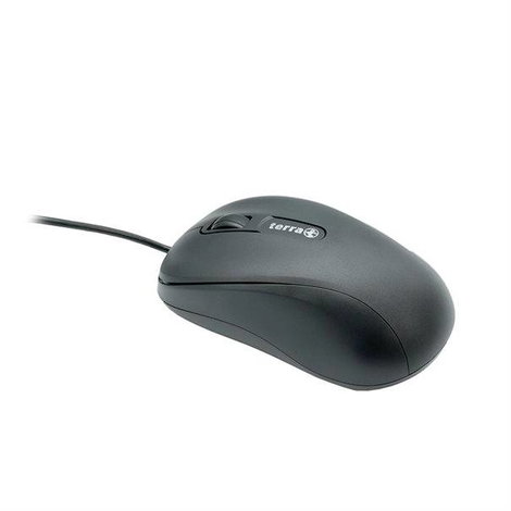 Terra Mouse 1500 Corded WLAN egér Vezetékes Fekete 3 Gombok 1000 dpi