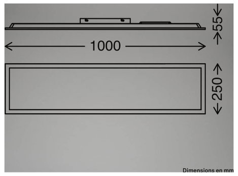 Briloner SIMPLE 7667016 LED panel 22 W Semleges fehér Fehér 14. kép