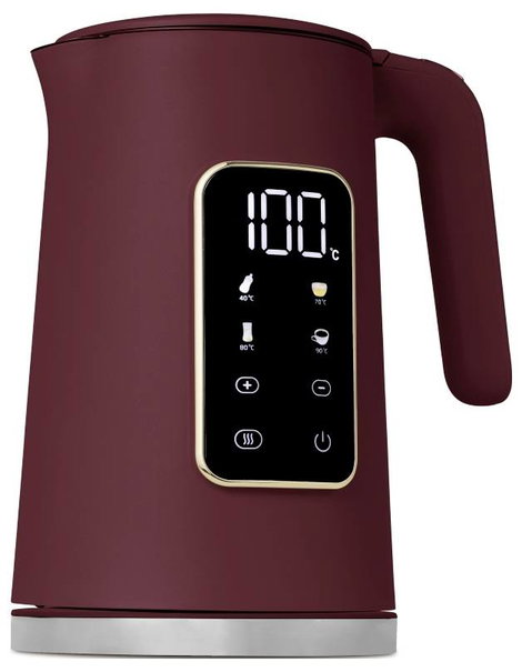 BerlingerHaus Vízforraló BPA mentes, Cool-touch ház, Digitális időzítő, LCD kijelző, Hőmérséklet elő 3. kép