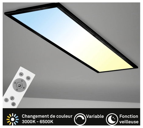 Briloner Piatto 7167015 LED panel 24 W Melegfehér, Hidegfehér Fekete 11. kép