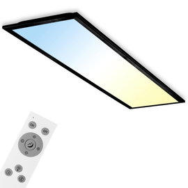 Briloner Piatto 7167015 LED panel 24 W Melegfehér, Hidegfehér Fekete