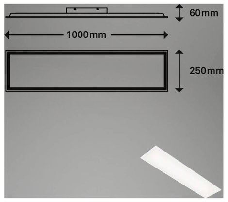 Briloner SIMPLE 7067016 LED panel 22 W Semleges fehér Fehér 12. kép