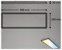 Briloner SLIM 7403015 LED panel 23 W Melegfehér, Semleges fehér, Hidegfehér Fekete 4. bélyegkép