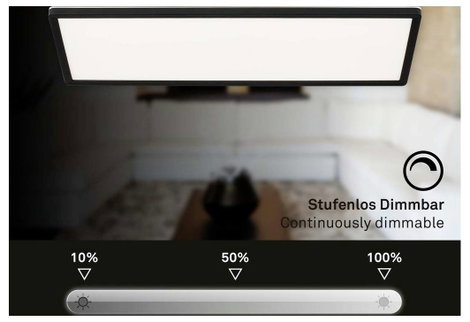 Briloner SLIM 7403015 LED panel 23 W Melegfehér, Semleges fehér, Hidegfehér Fekete 7. kép