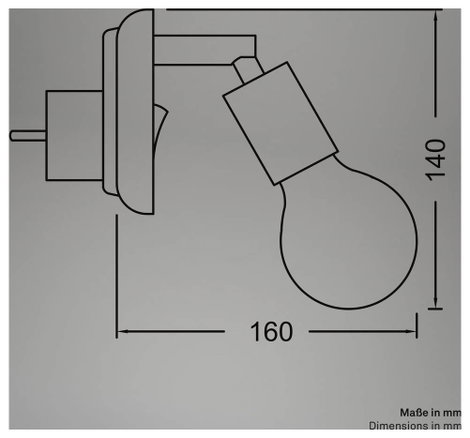 Briloner BATITA Fali lámpa E27 25 W Bézs 6. kép