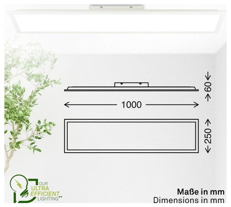 Briloner Simple A 3887016 LED panel EEK: A (A - G) 13.8 W Semleges fehér Fehér 4. kép