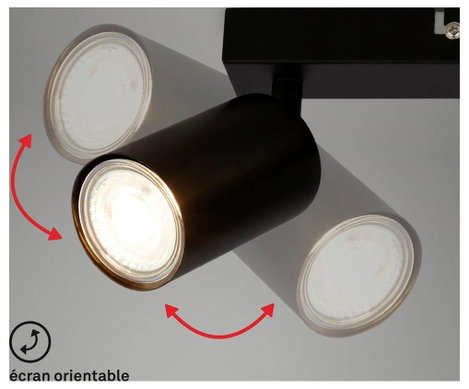 Briloner TIB 2172035 Mennyezeti fényszóró LED GU10 9 W Fekete 10. kép