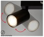 Briloner TIB 2172035 Mennyezeti fényszóró LED GU10 9 W Fekete 10. bélyegkép