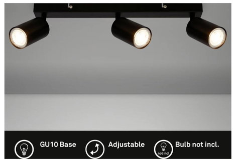 Briloner TIB 2172035 Mennyezeti fényszóró LED GU10 9 W Fekete 2. kép