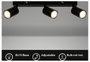 Briloner TIB 2172035 Mennyezeti fényszóró LED GU10 9 W Fekete 2. bélyegkép
