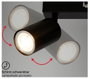 Briloner TIB 2172035 Mennyezeti fényszóró LED GU10 9 W Fekete 4. bélyegkép