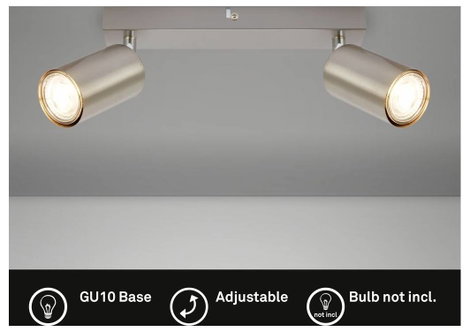 Briloner TIB 2172022 Mennyezeti fényszóró LED GU10 9 W Nikkel (matt) 2. kép
