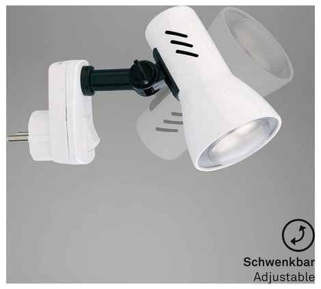 Briloner PILO Fali lámpa E14 25 W Fehér 3. kép