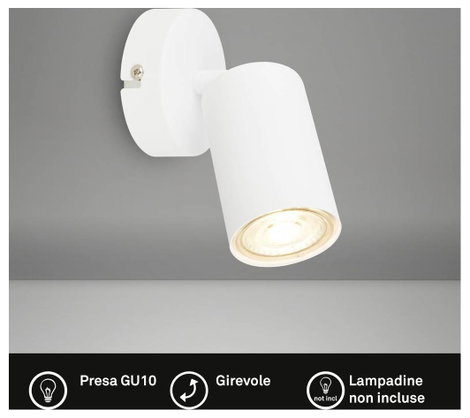 Briloner TIB 2172016 Fali lámpa GU10 9 W LED Fehér 13. kép