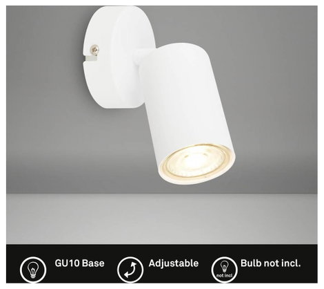 Briloner TIB 2172016 Fali lámpa GU10 9 W LED Fehér 2. kép