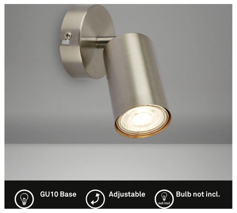 Briloner TIB 2172012 Fali lámpa GU10 9 W LED Ezüst 3. kép