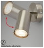 Briloner TIB 2172012 Fali lámpa GU10 9 W LED Ezüst 4. bélyegkép