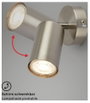 Briloner TIB 2172012 Fali lámpa GU10 9 W LED Ezüst 6. bélyegkép