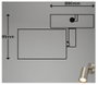 Briloner TIB 2172012 Fali lámpa GU10 9 W LED Ezüst 8. bélyegkép