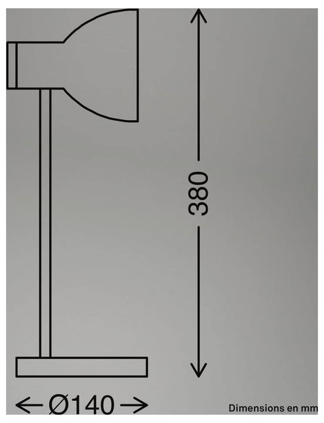 Briloner Prep 7659016 Asztali lámpa E14 10 W 13. kép