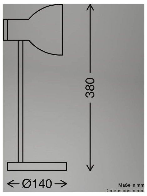 Briloner Prep 7659016 Asztali lámpa E14 10 W 7. kép